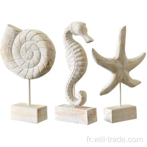 Sculptures de table de style nautique décoration intérieure